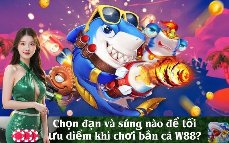 Chọn đạn và súng nào để tối ưu điểm khi chơi bắn cá W88