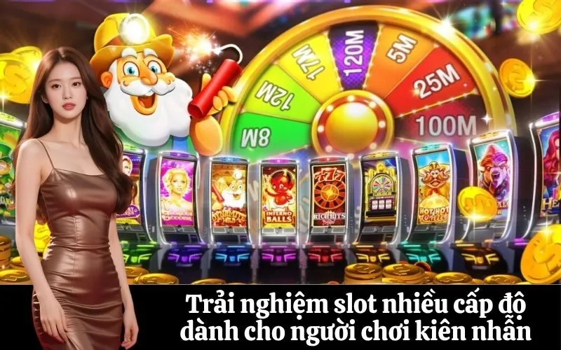Trải nghiệm slot nhiều cấp độ dành cho người chơi kiên nhẫn